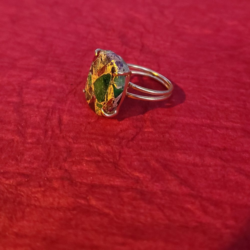 Mojave Turquoise Ring size 7 - Picture 10 of 11